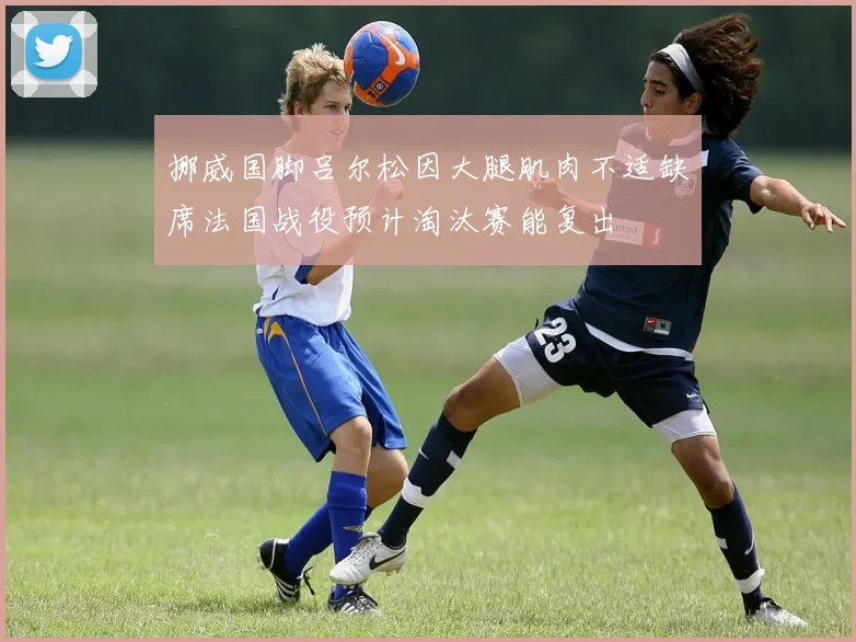 挪威国脚吕尔松因大腿肌肉不适缺席法国战役预计淘汰赛能复出